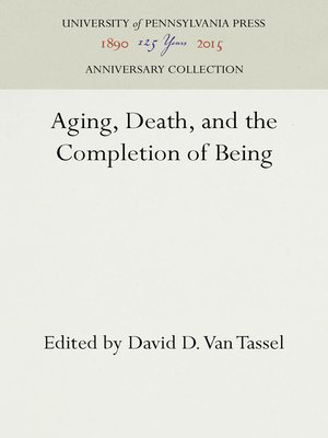 cover image of Aging, Death, and the Completion of Being